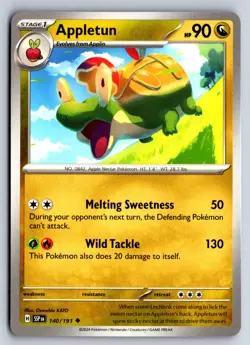 APPLETUN 140/191 UNCOMMON SURGING SPARKS POKEMON NM - Image 1