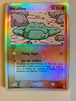 Carte pokemon Racaillou 55/97 Holo Reverse Ex Dragon Fr - Image 1