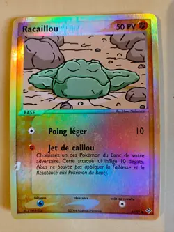 Carte pokemon Racaillou 55/97 Holo Reverse Ex Dragon Fr - Image 3