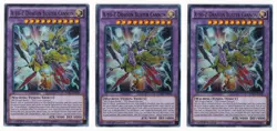Yugioh A-to-Z-Dragon Buster Cannon SDKS-EN040 Ultra Rare 1st Edition 3x Playset - Image 1
