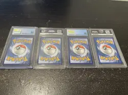 Pokemon Graded Card Lot Of 4 PSA CGC AGS All Great Condition Free Shipping - Image 2