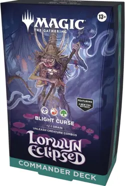 Magic: The Gathering Lorwyn Eclipsed - Commander Deck - Blight Curse - Image 1