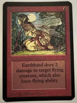 Earthbind—ALPHA (1993) Magic The Gathering (ID PV47) - Image 1
