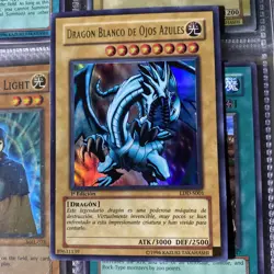 Blue-Eyes White Dragon LDD-S001 1st edition Spanish NM Yu-Gi-Oh - Image 1