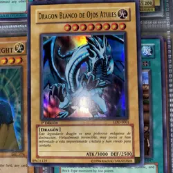 Blue-Eyes White Dragon LDD-S001 1st edition Spanish NM Yu-Gi-Oh - Image 2