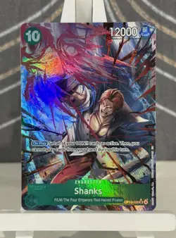 Shanks OP13-028 SR Alt Art Carrying On His Will One Piece TCG English - Image 1