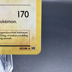 Zapdos HOLO RARE 42/108 Pokemon TCG XY Evolutions Card NM Shiny foil 2016 - Image 4