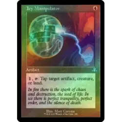 FOIL ICY MANIPULATOR (RETRO FRAME) X4 Dominaria Remastered Magic MTG MINT CARD - Image 1