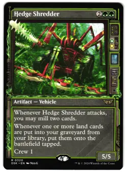 Hedge Shredder (Showcase) 320 - NM - Duskmourn: House of Horror Normal R - Image 1