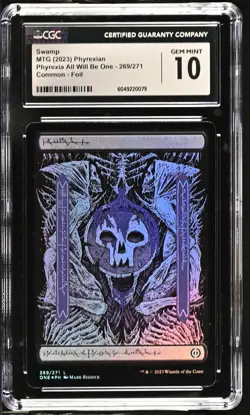 SWAMP Phyrexia All WIll Be One Foil CGC 10 MTG [Nostalgium] - Image 1