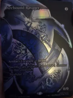 Magic The Gathering Teenage Mutant Ninja Turtles Arcbound Ravager BorderlessFoil - Image 1