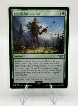 Entish Restoration - The Lord of the Rings (LTR) - MTG Uncommon #163 | Regular - Image 3