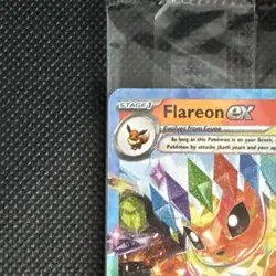 Flareon EX 014/131 Prismatic Evolutions Stamped Surprise Box Promo Card SEALED - Image 2