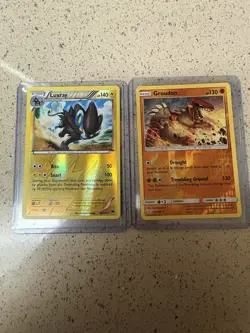 Pokemon TCG 2 Card Lot Luxray Stage 2 Groudon Basic Holo 49/122 113/236 English - Image 3