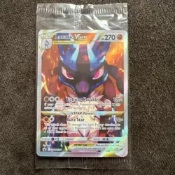 Pokemon TCG Lucario VSTAR SWSH291 Holo Black Star Promo Crown Zenith (Sealed) - Image 1