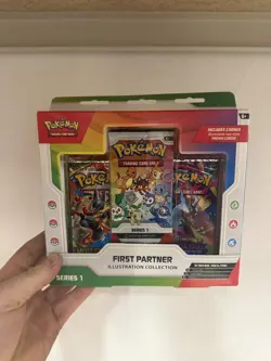 Pokemon First Partner Illustration Collection Series 1 Pack Box New Sealed Gen 1 - Image 1