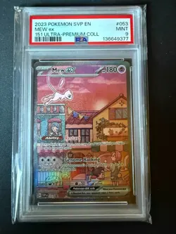 Pokemon Mew ex Svp 053 PSA 9 ENGLISCH Promo Ultra Premium Collection 151 Karte - Image 1