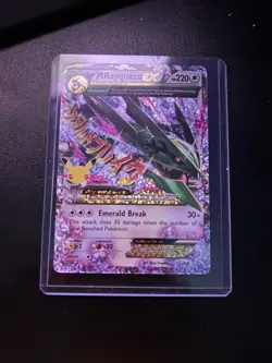 M Rayquaza EX 76/108 Celebrations Classic Collection Pokemon 2021 - Image 1