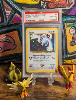 2000 POKEMON WOTC 🔮 NEO GENESIS #9 LUGIA-HOLO 🪽 PSA 8 NM - MINT ✨ - Image 1