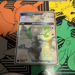 Pokemon Mewtwo GX SV59/SV94 Sun & Moon Hidden Fates Shiny Vault - Image 3