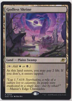 MTG Godless Shrine Edge of Eternities Regular - Image 1