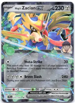 Hop's Zacian ex 111/159 Journey Together - Image 1