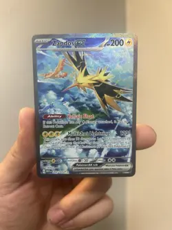 Pokemon TCG Zapdos ex SV: Scarlet & Violet 151 202/165 Rare Holo 200 HP - Image 1