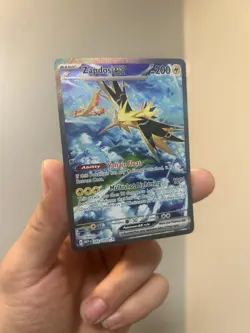 Pokemon TCG Zapdos ex SV: Scarlet & Violet 151 202/165 Rare Holo 200 HP - Image 2