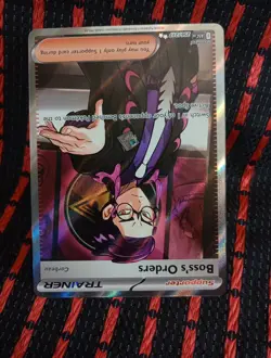 Pokemon TCG Boss's Orders Corbeau Full Art Ultra Rare ASC 256/217 English 2023 - Image 5