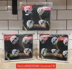 Pokemon Magnetic Booster Box Acrylic Case! STRONG magnets Description-Quick Ship - Image 2