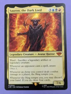 MTG Magic: The Lord of the Rings: Sauron, the Dark Lord #0224 Mythic - NM - Image 1