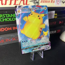 Pokemon Surfing Pikachu VMAX Ultra Rare Celebrations 009/025 NM - Image 2