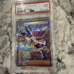 2023 Pokemon MIRIAM #105/078 Violet Ex Special Art Rare Japanese PSA 9 - Image 3
