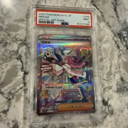 2023 Pokemon MIRIAM #105/078 Violet Ex Special Art Rare Japanese PSA 9 - Image 4
