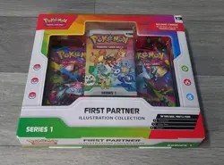 Pokemon TCG First Partner Illustration Collection Series 1 Box New Sealed - Image 1