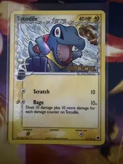 Pokemon Totodile 67/101 Dragon Frontiers Delta Species Reverse Holo - Image 1