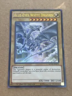 Blue-Eyes White Dragon Yugioh MVP1-ENSV4 Ultra Rare Limited Edition NM! - Image 1