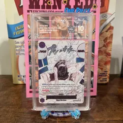 2025 One Piece Gear Two Rare Alt Art Alternative #OP11-080 TAG 10 GEM MINT - Image 1