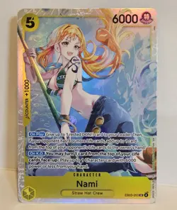 One Piece Nami EB03-053 SR Extra Booster Heroines Edition English NM Pack Fresh - Image 1