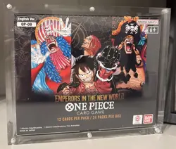 One Piece TCG 🔥 OP-09 Emperors in the New World Booster Box 🔥 English SEALED - Image 1