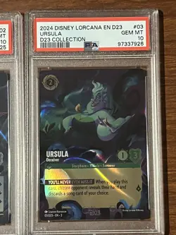 Lorcana Sequential # Set Of PSA 10 D23 Collectors Set - Image 4