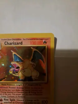 Pokemon Charizard Holo Trading Card Game Wizards of the Coast Base Set - Image 4