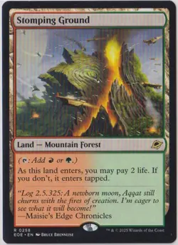 MTG Stomping Ground Edge of Eternities Regular - Image 1
