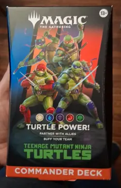MTG Commander Deck "Turtle Power" Teenage Mutant Ninja Turtles TMNT NIB - Image 1