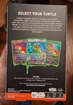MTG Commander Deck "Turtle Power" Teenage Mutant Ninja Turtles TMNT NIB - Image 2
