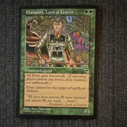 Magic: The Gathering Eladamri, Lord of Leaves Legendary Creature 1997 English - Image 1