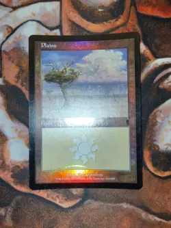 FOIL Plains (333) Odyssey ODY MTG Magic the Gathering - Image 1
