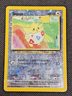 Pokemon TCG Togepi Southern Islands 4/18 Reverse Holo SWIRL - Image 2