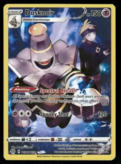 Pokemon Cards Dusknoir TG06/TG30 Brilliant Stars Trainer Gallery Holo NM *4 - Image 1