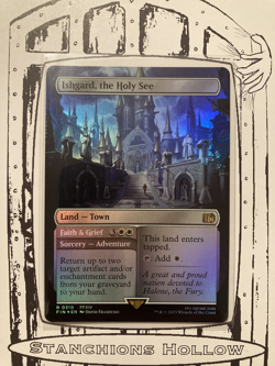MTG Ishgard, the Holy See (Borderless) (Foil) - FINAL FANTASY (FIN) Rare #0310 - Image 1